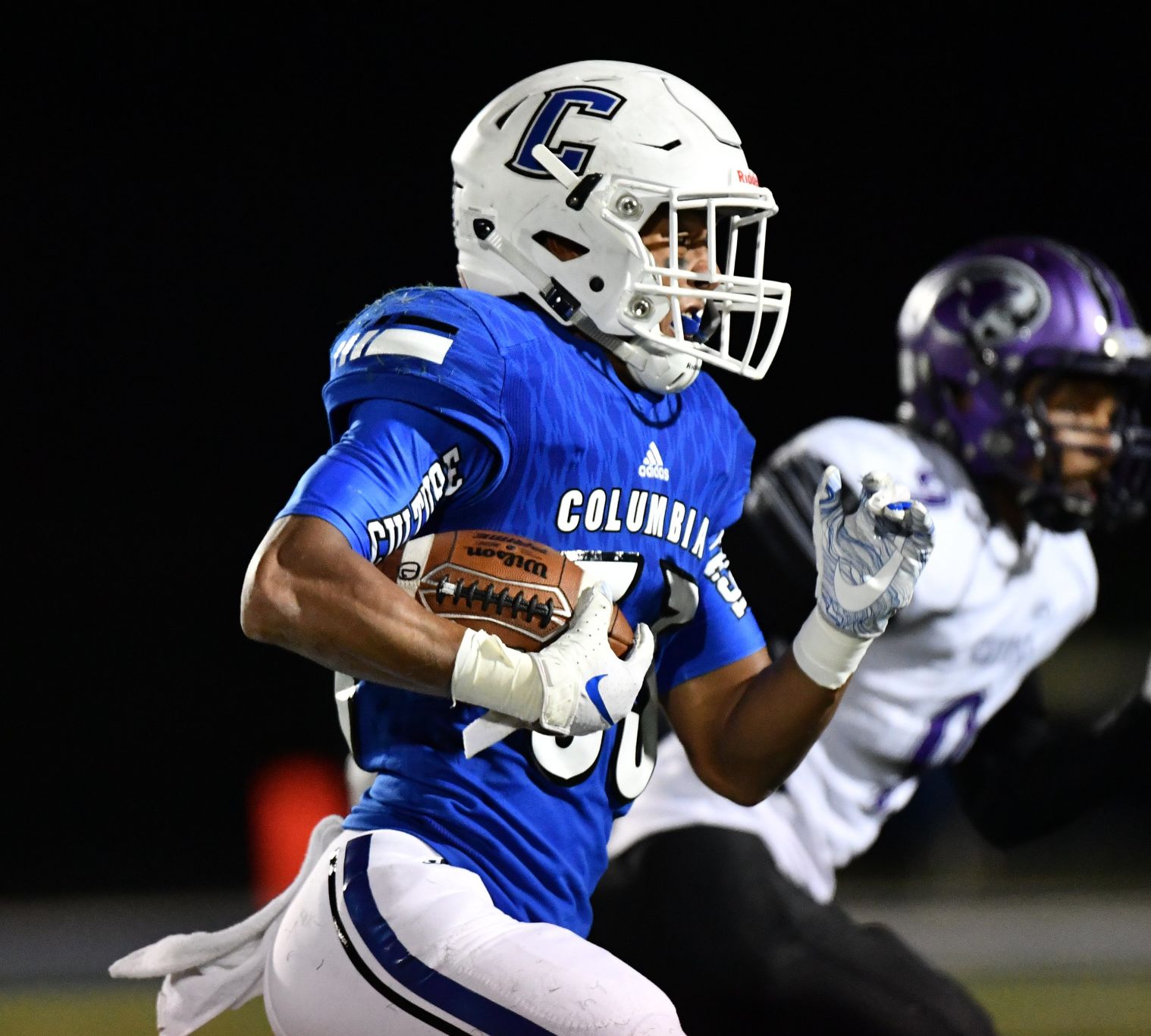 Breese Central at Columbia football